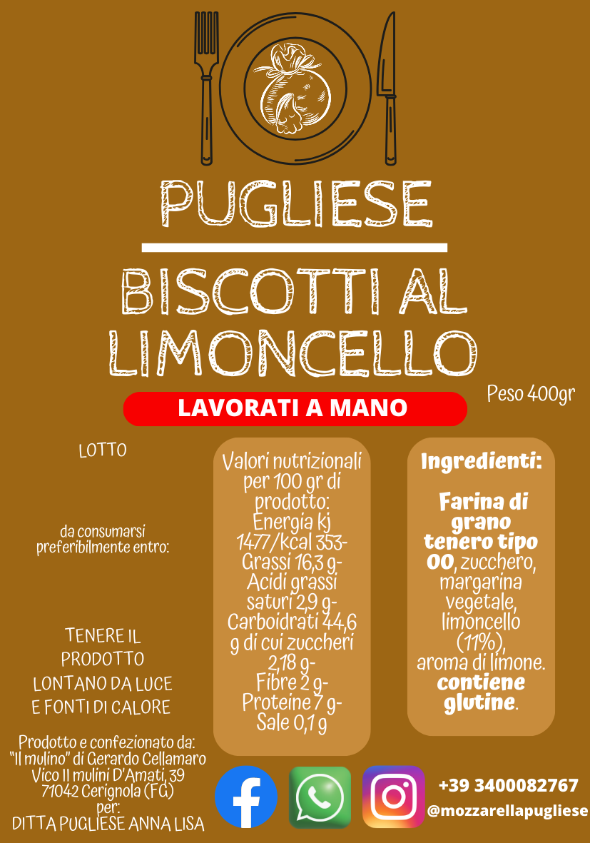 biscotti al limoncello