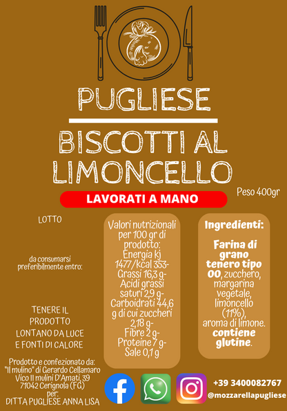 Biscotti al limoncello