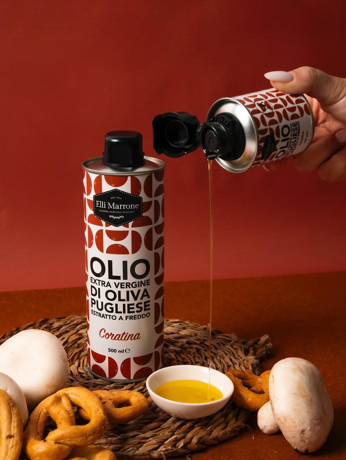 olio extravergine di oliva 100% pugliese
