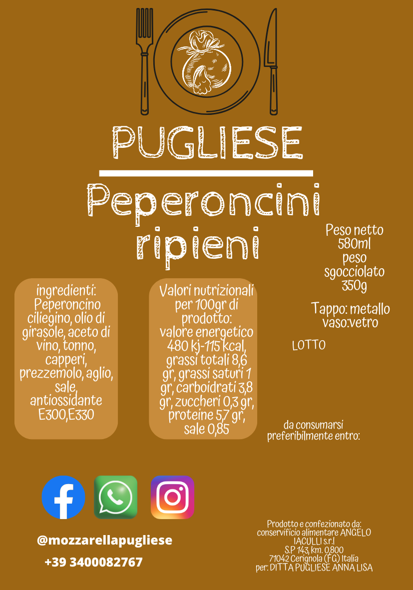 peperoncini ripieni di tonno