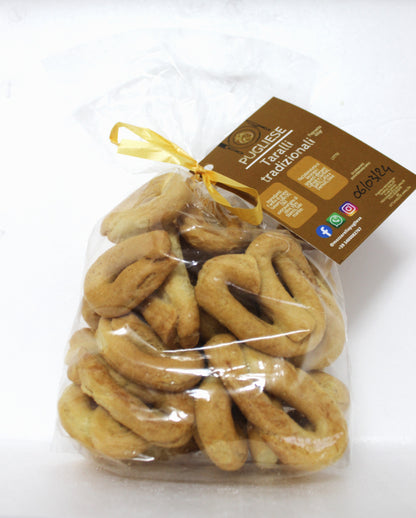 Taralli tradizionali senza semi di finocchio